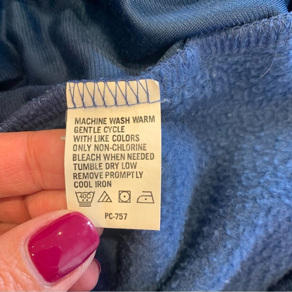 IZOD Fleece Pullover Blue Size XL - Picture 7 of 10